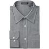 Enlision Camicia Grigio Scuro Righe Uomo Maniche Lunghe Eleganti Casual Camicia Polsini per Gemelli da Ufficio Commerciale 2XL