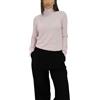 Win's Maglione a collo alto in cashmere da donna. Made in Italy