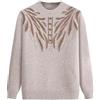 YONGHONGKEJI Maglione per Vecchie Signore Maglioni Lavorati A Maglia per Anziani E di Mezza età Girocollo Pullover Peloso Casual Top A Maniche Lunghe in Velluto Strato di Base Morbido Pile Maglieri
