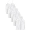 NEXT Ragazza Confezione da 5 canotte Bianco 5 Anni-6 Anni
