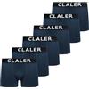 CLALER Confezione da 6 Boxer da Uomo, in Cotone, Comodi e Traspiranti, Ideali per Lo Sport all'Aria Aperta 6 x Blu XXL