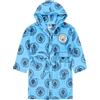 MANCHESTER CITY Accappatoio ufficiale Manchester City F.C., in pile, con cappuccio, Blu, 15 anni