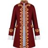 Generisch Steampunk - Giacca gotica, da uomo, per cosplay, per smoking, stile retrò, stile vittoriano, abito lungo in uniforme oversize