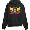 ARTIST MARKET Felpa Cappuccio UFO Robot Goldrake - Unisex Nero Ver.2