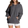 Cocila Felpe Donna Particolari Felpa con Zip Felpata Viola Ragazzo Marsupio Cane Felpe Donna Primaverili da Notte Senza Cappuccio Fantasia Monocolore in Cotone Grandi Oversize Americane Fiori Scritta