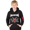 Get Trend Stranger Things Felpa con Cappuccio Ragazzo, Ragazza 7-16 Anni, Hellfire Club, Abbigliamento Invernale, Regali Bambini