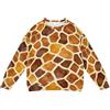 GuoChe Felpa in pile a girocollo per ragazzi felpe in pile a maniche lunghe 4T, Giraffa - come modello, 5 anni