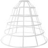 LINGHE 5-Hoop Trambusto Gonna Sottoveste Donna Scava Fuori Gabbia Crinolina Sottogonna Slip per Vestito Abito da Sposa, Cosplay, Festa
