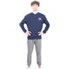 Navigare Pigiama Uomo Invernale Caldo Cotone Interlock (B2141337 - Navy TG XL