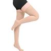 Evolyline Calze a compressione mediche da uomo e donna, 15 - 20 mmHg, classe I coscia, calze a compressione lunghe, calze di sostegno con punta chiusa, fascia in silicone per supporto graduato vene