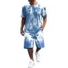 Generico Completo Uomo con Stampa Lettere vestibilità Ampia Pantaloni Cargo E Maglietta A Maniche Corte Design Originale E Pratico Completo Uomo Estivo