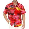 Gavliuu Camicia Hawaiana da Uomo - Camicia Hawaiana da Uomo con Bottoni, Camicie Floreali Stampate Casual a Maniche Corte