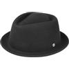LIERYS Blank Pork Pie Ladies Men Cappello in Feltro Idrorepellente Schiacciabile Lana Estate Inverno