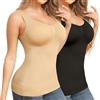 Joyshaper Canotta Contenitiva Donna Body Shaper Tank Top Regolabile Spalline Canottiere Reggiseno Contenitivo Donna Canotte Intime