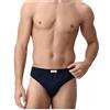 Saggio Cagi Set 6 Pezzi di Slip 1208 in Puro Cotone Filo di Scozia Modello a Vita Bassa con Conchiglia Anatomica Senza Cuciture Uomo Profumatore Blu 7