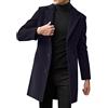 Cexiakong - Cappotto invernale da uomo, slim fit, in lana, lungo, trench coat, giacca invernale, business, aderente, mantello da uomo, slim fit, lungo, in lana, business, trench coat, vestibilità, 5XL