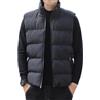 SimidunEUR Gilet Uomo Imbottito Invernale Giubbino Giubbotto Smanicato Giacca Senza Maniche Puffer Taglie Forti Oversize Cappotto Caldo Casual con Cerniera e Tasche Casual,Nero,3XL