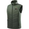 FGUUTYM Gilet riscaldato, unisex, leggero, con USB, 3 livelli di riscaldamento, 15 zone di riscaldamento, misura regolabile, adatto per escursioni (batteria non inclusa) cappotto con cerniera