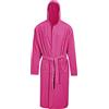 SaRani Accappatoio Vingi Lisbona Uomo Donna Unisex Con Cappuccio Cotone Microspugna Tinta Unita (M/L, Fucsia)