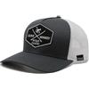 Surf Monkey Trucker Origins - Berretto da baseball regolabile, in cotone biologico, taglia unica, grigio., Taglia unica
