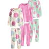 NEXT Ragazza Confezione da 3 Pigiami Comodi Pink/Green Smile 18 Mesi-24 Mesi