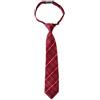 Retreez cravatta pre-annodata tartan plaid in microfibra ragazzi - vari colori Burgundy 4 - 7 Anni