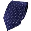 TigerTie - Cravatta di design in seta con motivo a pois - Larghezza della cravatta 8 cm, Krawattengröße: ca. Länge 150 cm, Breite 8 cm