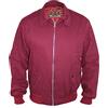 Skytex UK Harrington, giacca classica, stile retrò, disponibile in 10 colori, taglie XS-8XL Bordeaux L