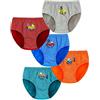 Allmeingeld Auto Slip Bambini e Ragazzi Camion Boxer Cotone Intimo 5 pacchi per Bambino 4 Anni