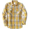 Dubinik® 6 oz Camicia Flanella Uomo Invernale Camicia Uomo Flanella Cotone | Western, Cowboy, Con Bottone Automatico, Quadri, Cotone Traspirante, Tessuto Pre-ristretto, Due Tasche Con Patta