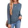 Rongseng Maglioni da Donna Maglia a Maniche Lunghe Girocollo Signore Tunica Tops Leggero Loose Pullover Morbido Sweatshirts Elegante Manica Lunga T-Shirt Casual Felpa Moda Bluse per l'Autunno Inverno