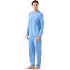 Noidinotte; more than pyjamas Noidinotte - Pigiama Uomo Estivo in Cotone Articolo Stripes. - XXL Azzurro