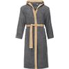 Ladeheid Accappatoio Uomo in Spugna di Cotone LA40-190 (Grigio Scuro-12/Beige-8, S)