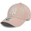 New Era New York Yankees MLB Berretto da Donna Regolabile Scintillante Rosa Donna Ragazza Cappellino