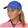 TrailHeads Women's Race Day Performance Running cap, Lightweight & Quick Drying Mesh Sports Hat with Reflective Trim, Adjustable Fit - Cool Blue