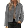 Generico Giacca Moto Bomber Donna In Finta Pelle Scamosciata Con Colletto Risvolto Giacca Softshell Caldo Primavera Inverno Maniche Lunghe Moda Camoscio Giubbotto Donna Invernale Giacche Vintage Cappotto