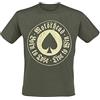 Motörhead Born To Lose Uomo T-Shirt Cachi 100% Cotone Regular