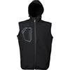 Generico James Ross Collections-Gilet Unisex STELVIO in Softshell Idrorepellente con Pile Antipilling Stampe Rinfrangenti e Cappuccio