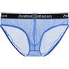 ZUOLAIYIN Slip da uomo in bambù slip da uomo con grande sacchetto sexy intimo uomo mutande slip uomo spandex nero
