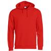 CliQue Felpa con cappuccio da uomo, Rosso, L