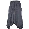 Gheri Little Kathmandu - Pantaloni ampi da uomo in cotone, tipo harem, con cavallo largo