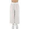 JOPHY & CO. Pantaloni 100% Lino Donna Vita Alta e Elastica (cod. 6322) (Bianco, S)
