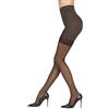 Sarah Borghi Collant Curvelle 40 Denari Donna, Calze in Lycra con Corpino Modellante Effetto Contenitivo, Made in Italy (castoro, XL)