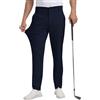 MoFiz Pantaloni da Golf Uomo Pantaloni Elasticizzati Slim Fit Business Sportivi Lunghi Pants con 5 Tasche Blu Marino 38W / 30L