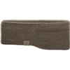LIERYS Fascia copriorecchie Fine Merino Donna/Uomo (larghezza 7,5-10 cm) - Made in Germany - fascia in maglia a tre strati in merino - Internamente in cotone marrone Taglia unica