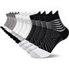 IRAMY Calze Compressione Graduata Donna Calzini da Corsa Supporto Alla Caviglia Running Assorbente 3 Paia Sportive con Cuscino per Plantar Fasciite