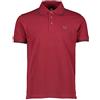 Siry Work Polo Uomo Mezza Manica CONFORMATA dalla 3XL alla 6XL (6XL, Rosso)