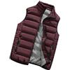Angel ZYJ Smanicato Antivento, Lavoro Giubbino Smanicato Gilet Imbottito Uomo Elegante Autunnali Invernali Giacche (Vino Rosso,M)