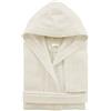 Morbidissimi Accappatoio Spugna Adulto Con Cappuccio, Cinturino e 2 Tasche, Accappatoi Uomo Donna in Spugna Morbida 400 gr/mq Puro Cotone V820 (Accappatoio Panna, XL)
