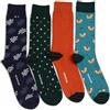 The Arctic Bay - Confezione da 4 calzini - Shinrin Edition - Cotone Biologico - Doppio filo - Morbido, confortevole e resistente - Made in Italy